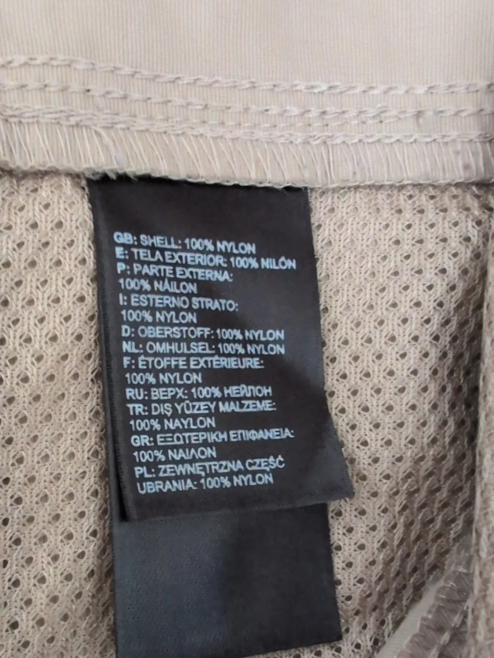 The North Face Beige Outdoor Cargo Shorts With Adjustable Belt